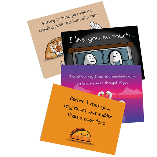 NSFW Love & Friendship Cards Vol. C - 4 pack