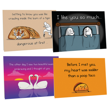 NSFW Love & Friendship Cards Vol. C - 4 pack