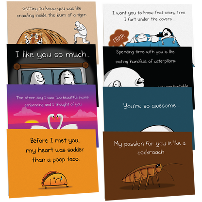 NSFW Love & Friendship Cards Vol. B - 8 pack