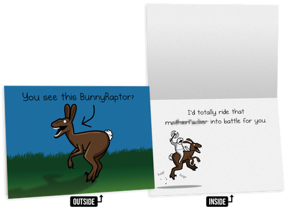 BunnyRaptor - NSFW Friendship Card