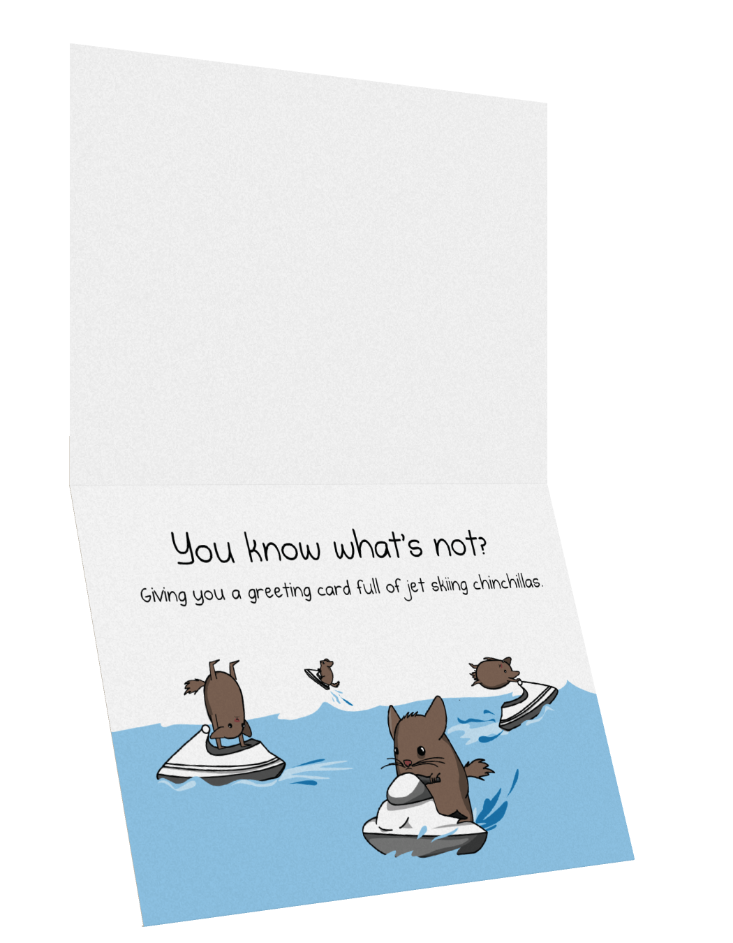 Chinchillas - Holiday Card