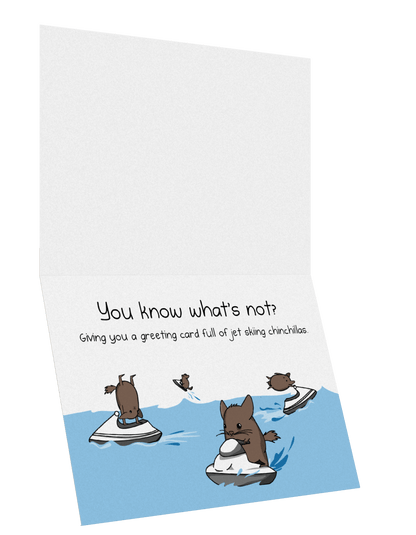Chinchillas - Holiday Card