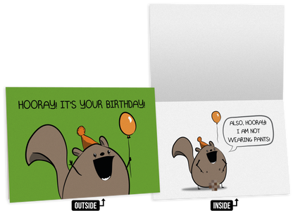 Chipmunk - NSFW Birthday Card