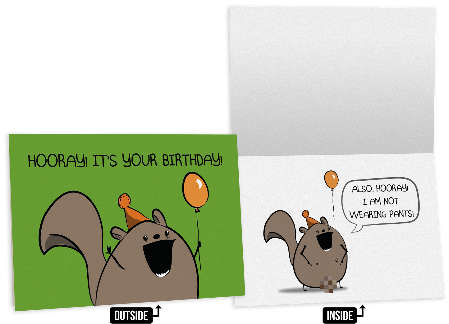 NSFW Birthday Greeting Card Bundle - 4 pack
