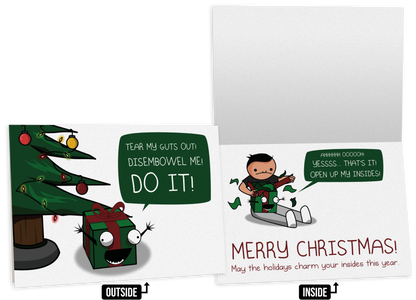 Creepy Present - Holiday Card