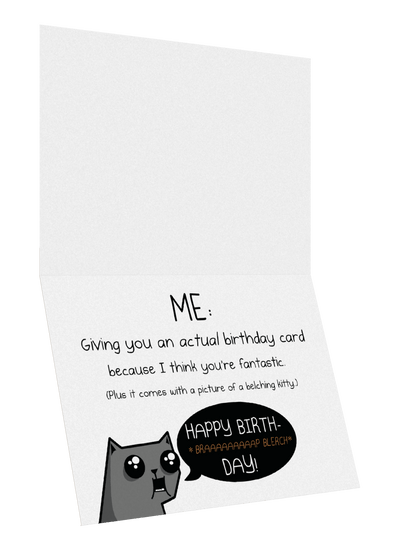 Facebook Kitty - Birthday Card