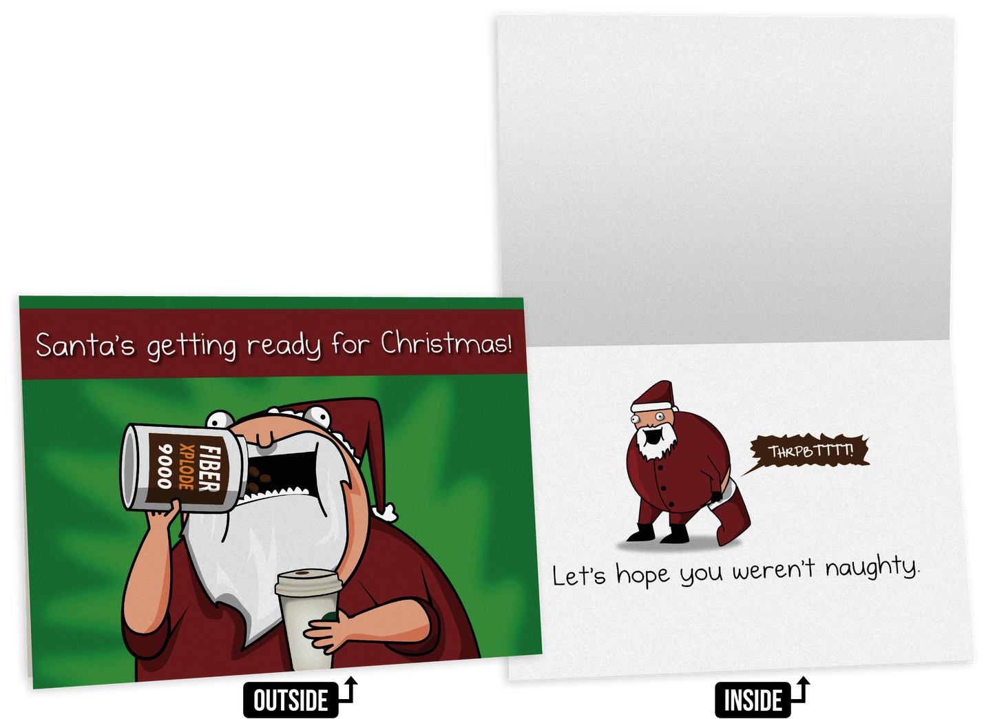 Santa’s Fiber - NSFW Holiday Card
