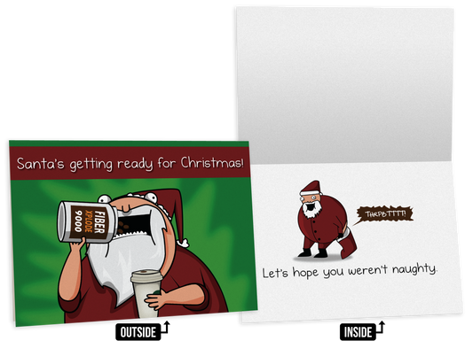 Santa’s Fiber - NSFW Holiday Card