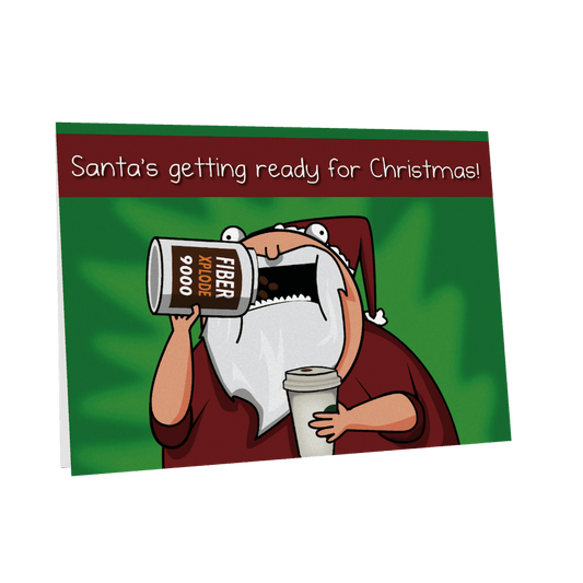 Santa’s Fiber - NSFW Holiday Card
