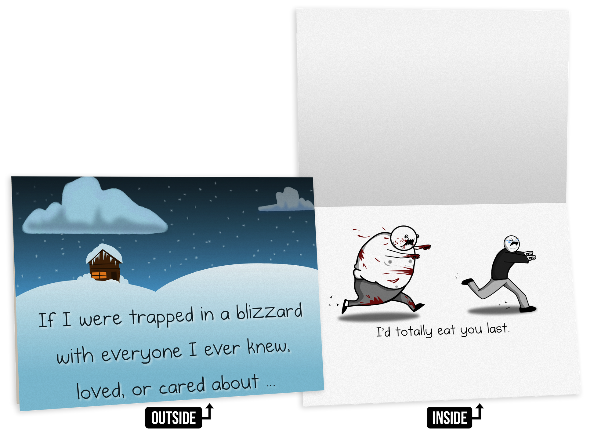 NSFW Holiday Greeting Card Bundle - 4 pack