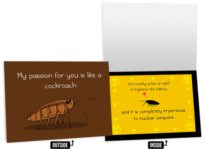 Cockroach - NSFW Love & Friendship Greeting Card