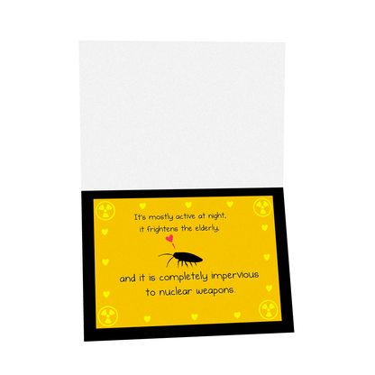 Cockroach - NSFW Love & Friendship Greeting Card