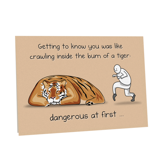 Tiger - NSFW Love & Friendship Greeting Card
