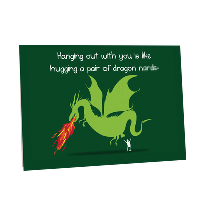 Dragon Nards - NSFW Love & Friendship Greeting Card