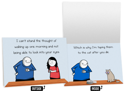 Eyes -NSFW Love & Friendship Greeting Card