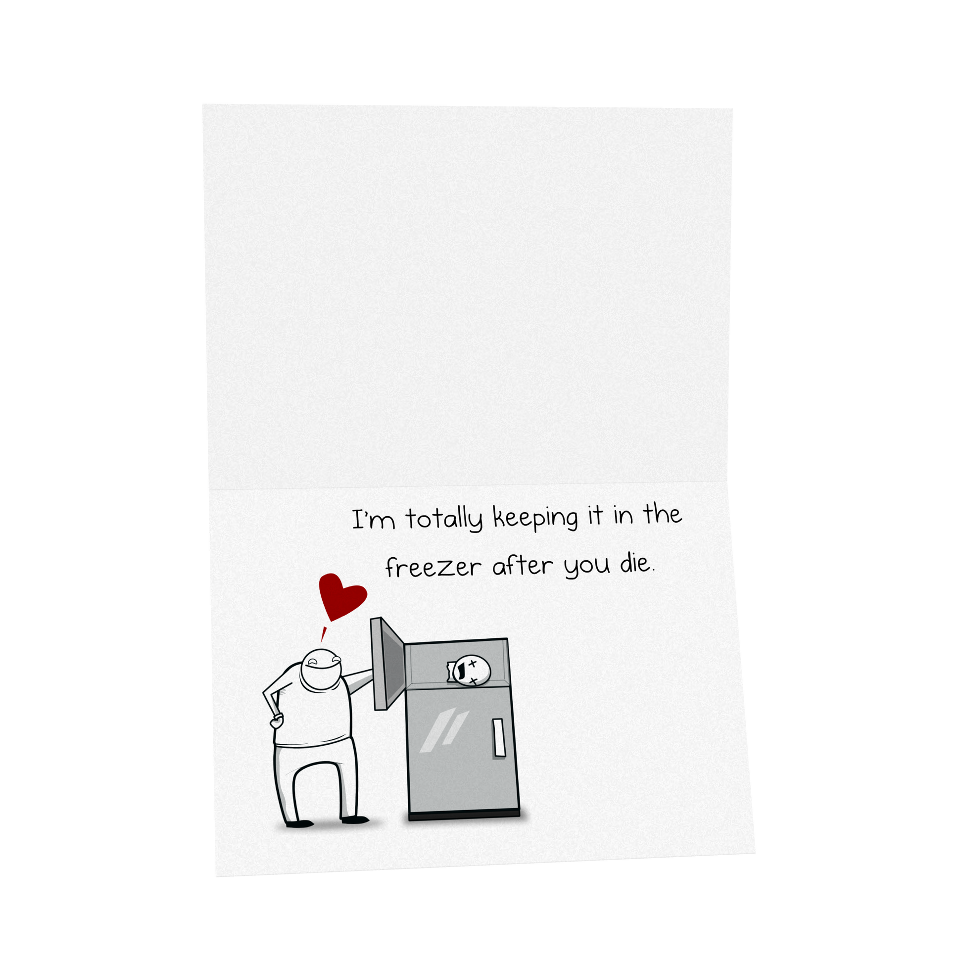 Face Freezer - NSFW Love & Friendship Greeting Card