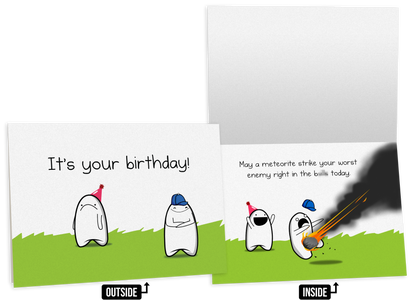 NSFW Birthday Cards Vol. A - 4 pack