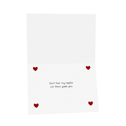 Nipples - NSFW Love & Friendship Greeting Card