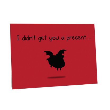Pigbat - Birthday Greeting Card