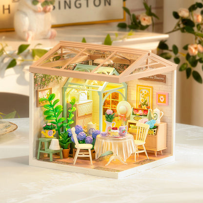 Rolife Super Creator Miniature House 4 in 1 L Shape - Mô hình nhà búp bê tự lắp ráp DIY - Rolife