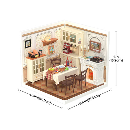 Rolife Super Creator 15 in 1 Plastic DIY Miniature House - Mô hình nhà búp bê lắp ghép nhựa - Rolife