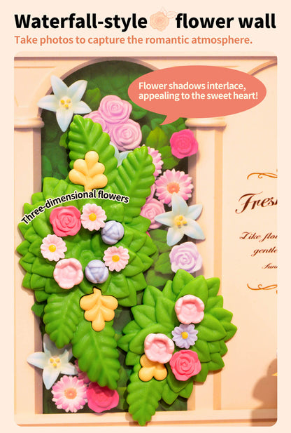 Rolife Fresh Flower Shop DIY Miniature House DW017B - Mô hình nhà búp bê tự lắp ráp - Rolife Super Creator