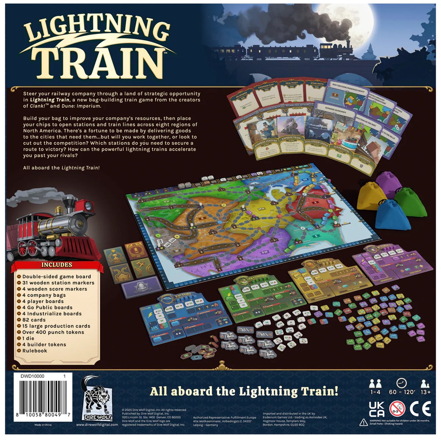 Lightning Train Board Game