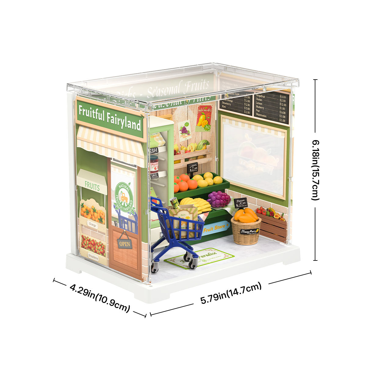 Rolife Mini Super Creator Shop Series - Bộ mô hình lắp ráp nhà búp bê tí hon DIY - Rolife