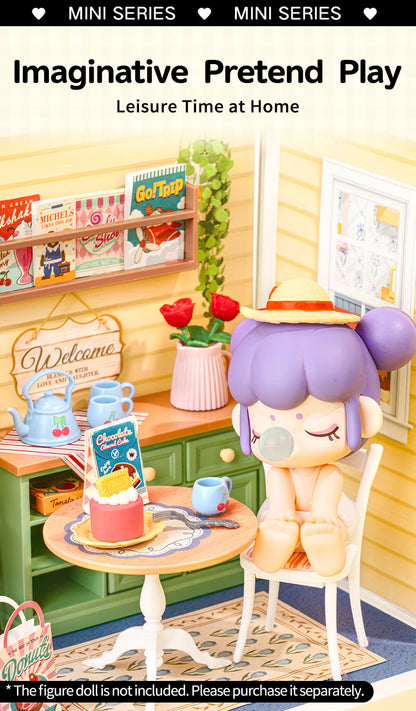 Rolife Sunshine Sip Porch Mini Super Creator DIY Miniature House DWS07B - Mô hình nhà gỗ DIY thu nhỏ - Rolife