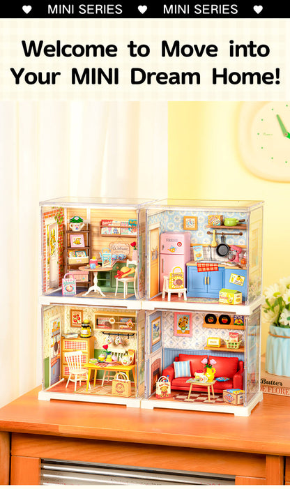 Rolife Sunshine Sip Porch Mini Super Creator DIY Miniature House DWS07B - Mô hình nhà gỗ DIY thu nhỏ - Rolife