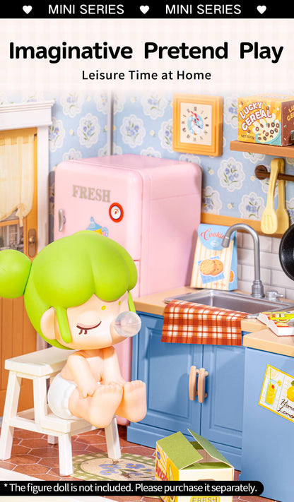 Rolife Homely Baking Kitchen Mini Super Creator DIY Miniature House DWS08B - Mô hình nhà búp bê tí hon tự lắp ráp - Rolife DWS08B