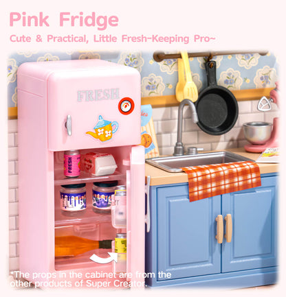 Rolife Homely Baking Kitchen Mini Super Creator DIY Miniature House DWS08B - Mô hình nhà búp bê tí hon tự lắp ráp - Rolife DWS08B