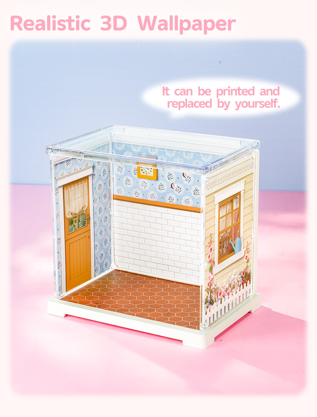 Rolife Homely Baking Kitchen Mini Super Creator DIY Miniature House DWS08B - Mô hình nhà búp bê tí hon tự lắp ráp - Rolife DWS08B