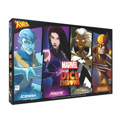 Marvel X-Men Dice Throne Box 1 (Iceman, Psylocke, Storm, Wolverine) - Board Game Chiến Thuật - The Op Games