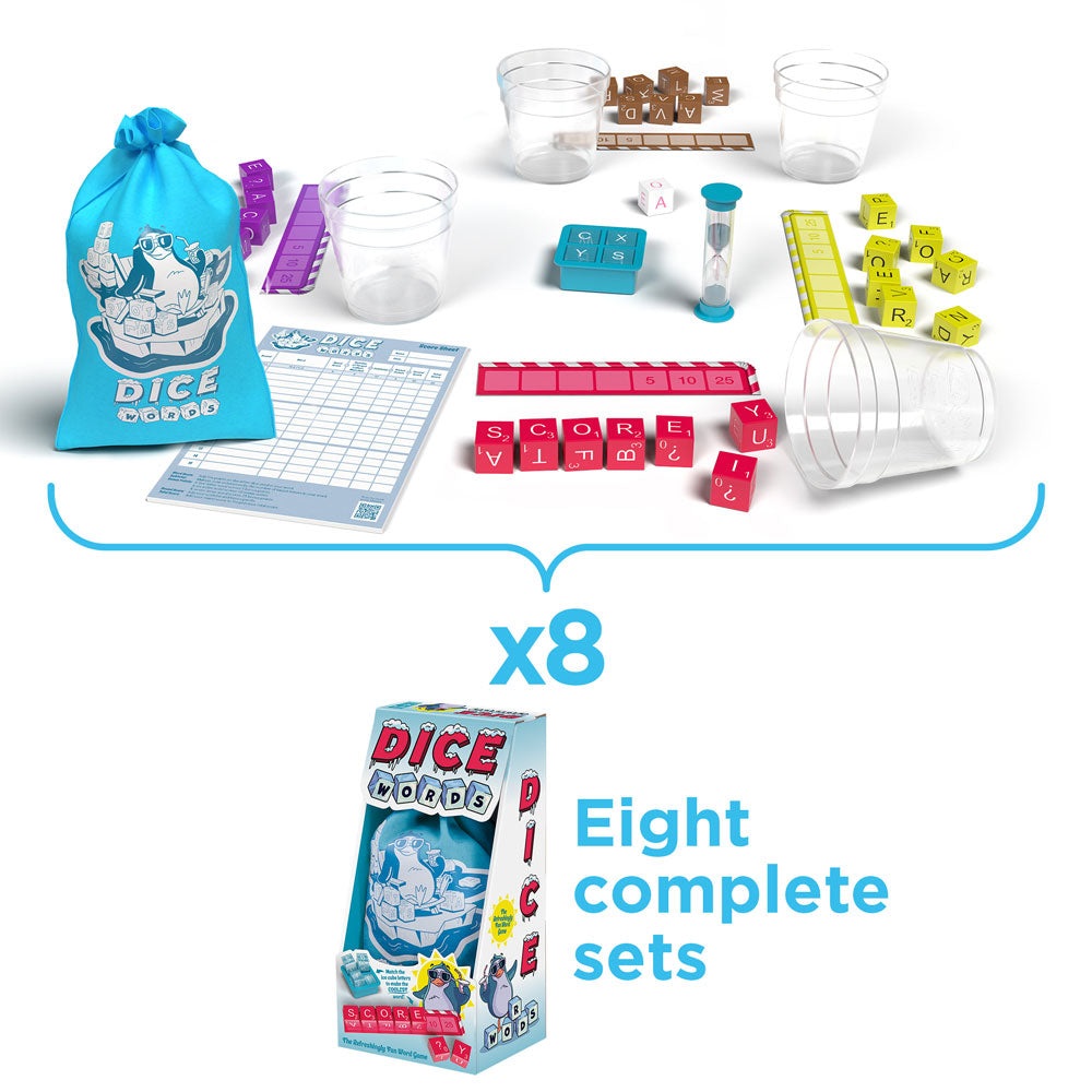 Dice Words - Classroom Bundle 8-pack - Bộ 8 Trò Chơi Xếp Chữ Giáo Dục - Thames & Kosmos - Hình ảnh sản phẩm