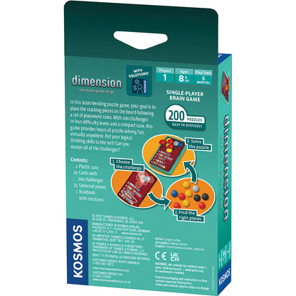Dimension: The Brain Game To Go - Trò Chơi Giải Đố Xếp Chồng 3D - Thames & Kosmos - Hình ảnh bổ sung 6