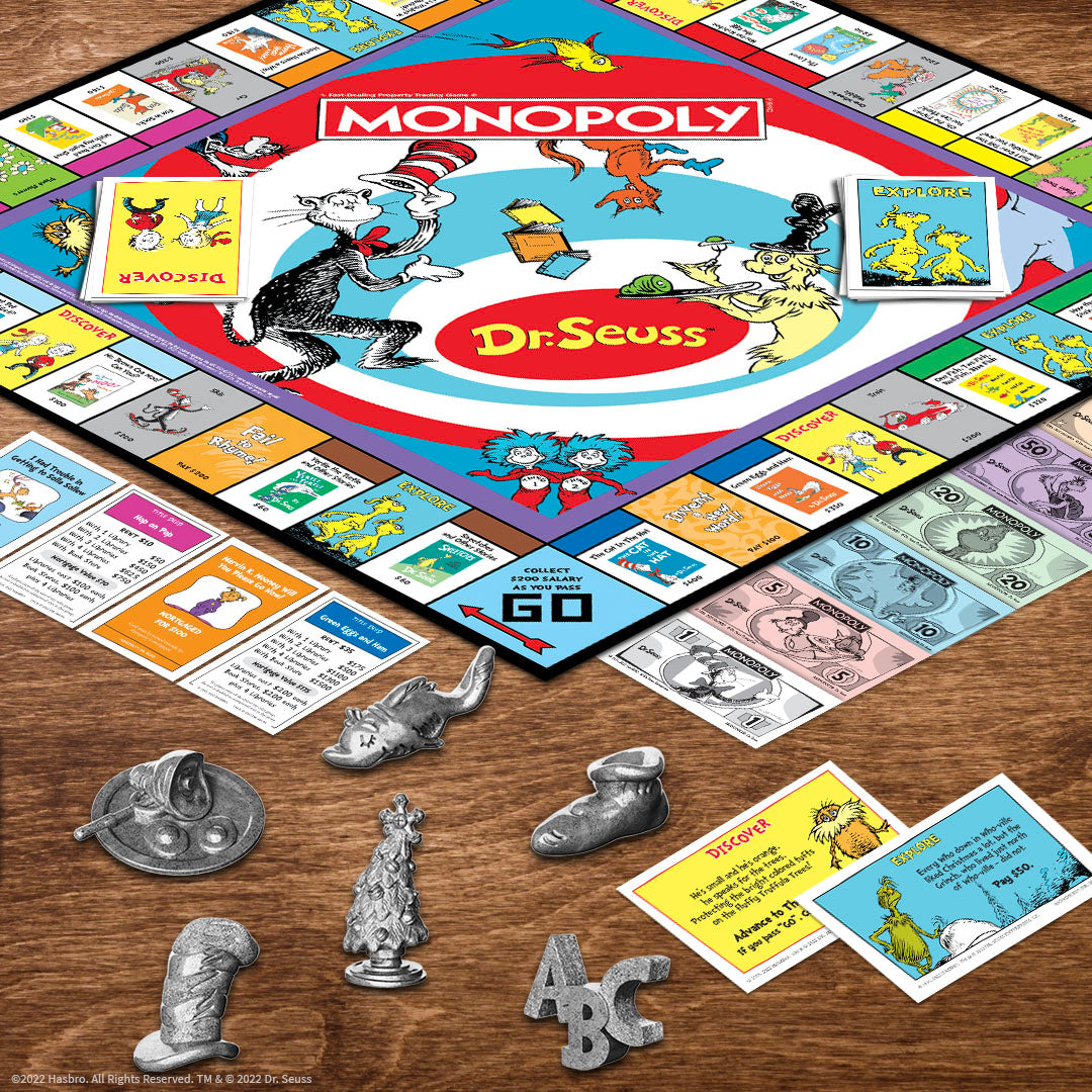 MONOPOLY®: Dr. Seuss - Trò chơi Cờ Tỷ Phú - The Op Games