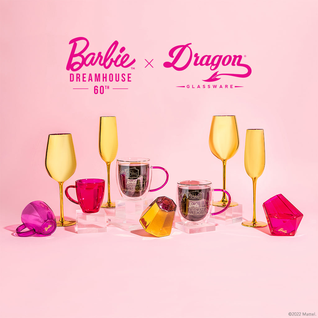 Barbie™ X Dragon Glassware® Dreamhouse™ Wine Glasses - Bộ 2 Ly Rượu Vang Cao Cấp Dragon Glassware - Hình ảnh bổ sung 6