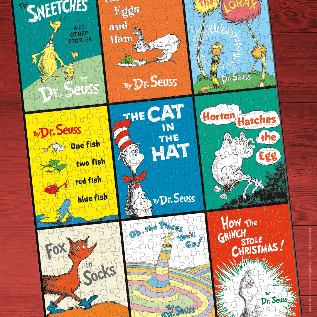Dr. Seuss “The Dr. Seuss Collection” 1000 Piece Puzzle - Bộ ghép hình 1000 mảnh - The Op Games - Hình ảnh bổ sung 5