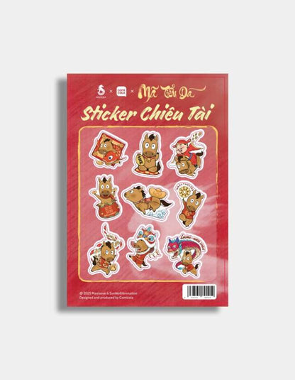 Bộ sticker chống nước Mã Tiểu Dã