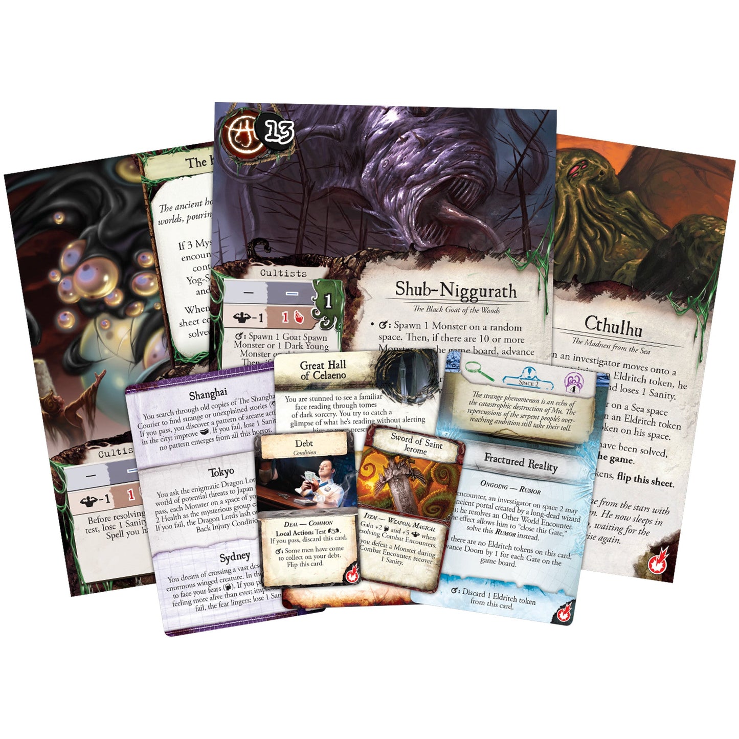 Eldritch Horror Board Game - Trò chơi cờ bàn phiêu lưu kinh dị - Fantasy Flight Games Fantasy Flight Games - Cooperative Boar