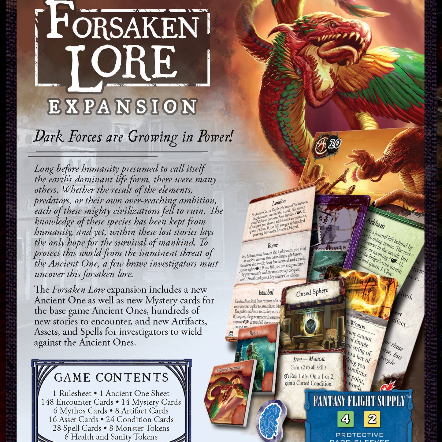 Eldritch Horror: Forsaken Lore Expansion - Bản mở rộng Board Game kinh dị Lovecraft - Fantasy Flight Games - Góc nhìn khác 3