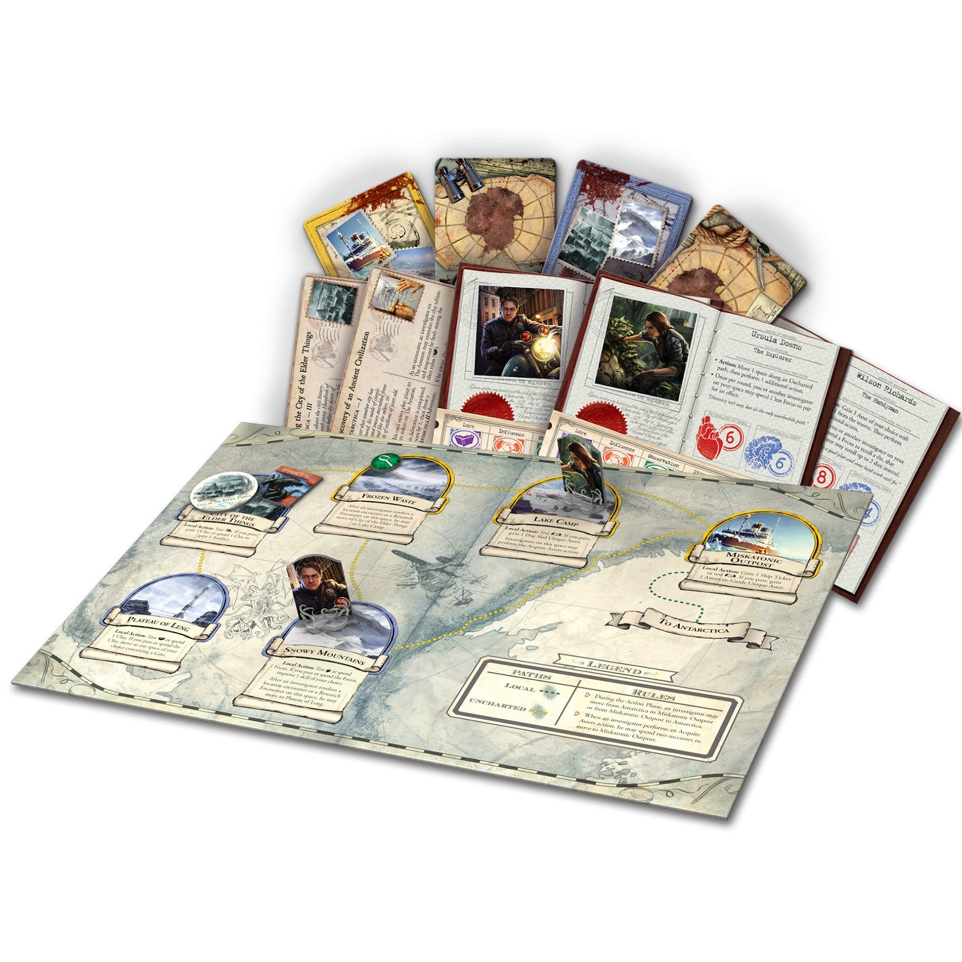 Eldritch Horror: The Mountains of Madness Expansion - Bản mở rộng trò chơi Board Game - Fantasy Flight Games - Hình ảnh bổ sung 4