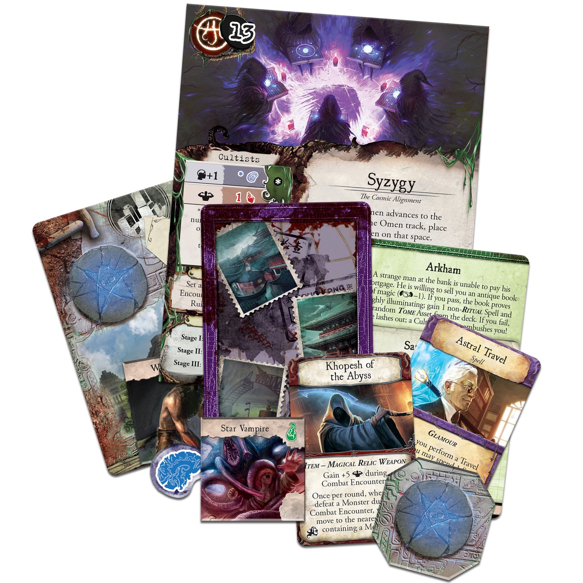 Eldritch Horror Strange Remnants Expansion - Board game kinh dị Lovecraftian - Fantasy Flight Games - Hình ảnh bổ sung 4