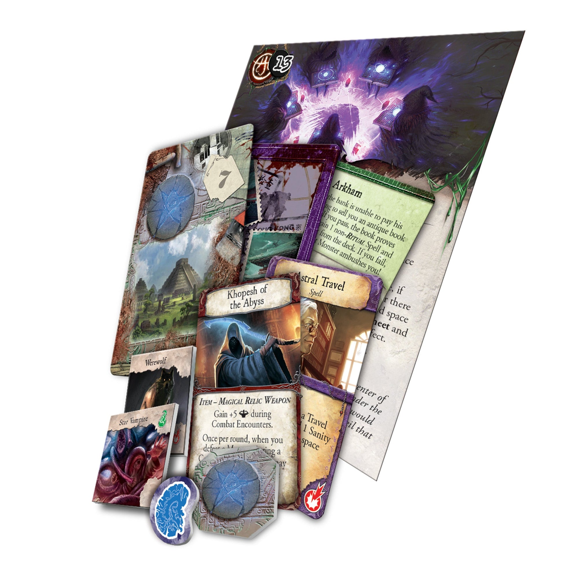 Eldritch Horror Strange Remnants Expansion - Board game kinh dị Lovecraftian - Fantasy Flight Games - Hình ảnh bổ sung 5
