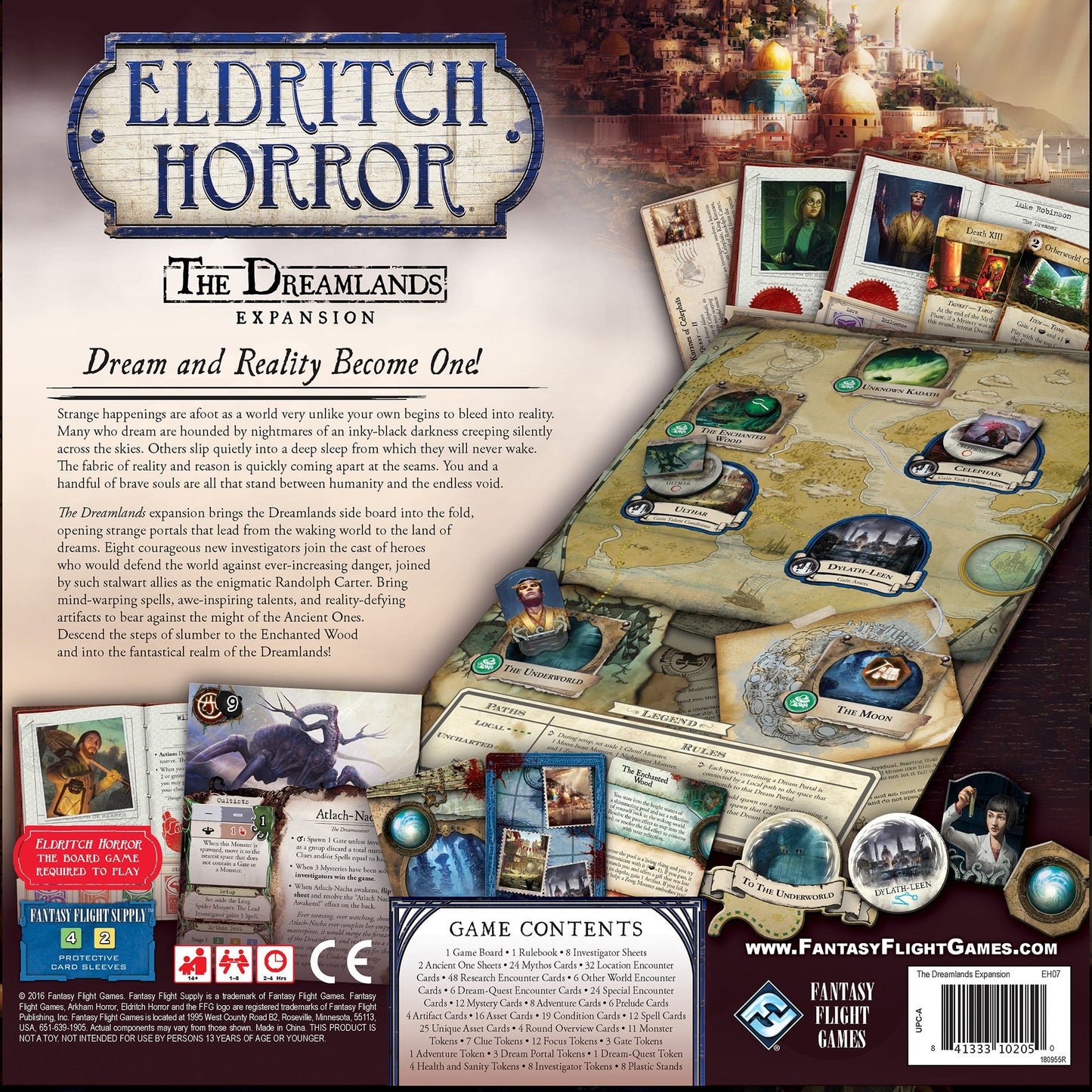 Eldritch Horror The Dreamlands Expansion - Bản mở rộng trò chơi phiêu lưu bí ẩn - Fantasy Flight Games - Góc nhìn khác 3