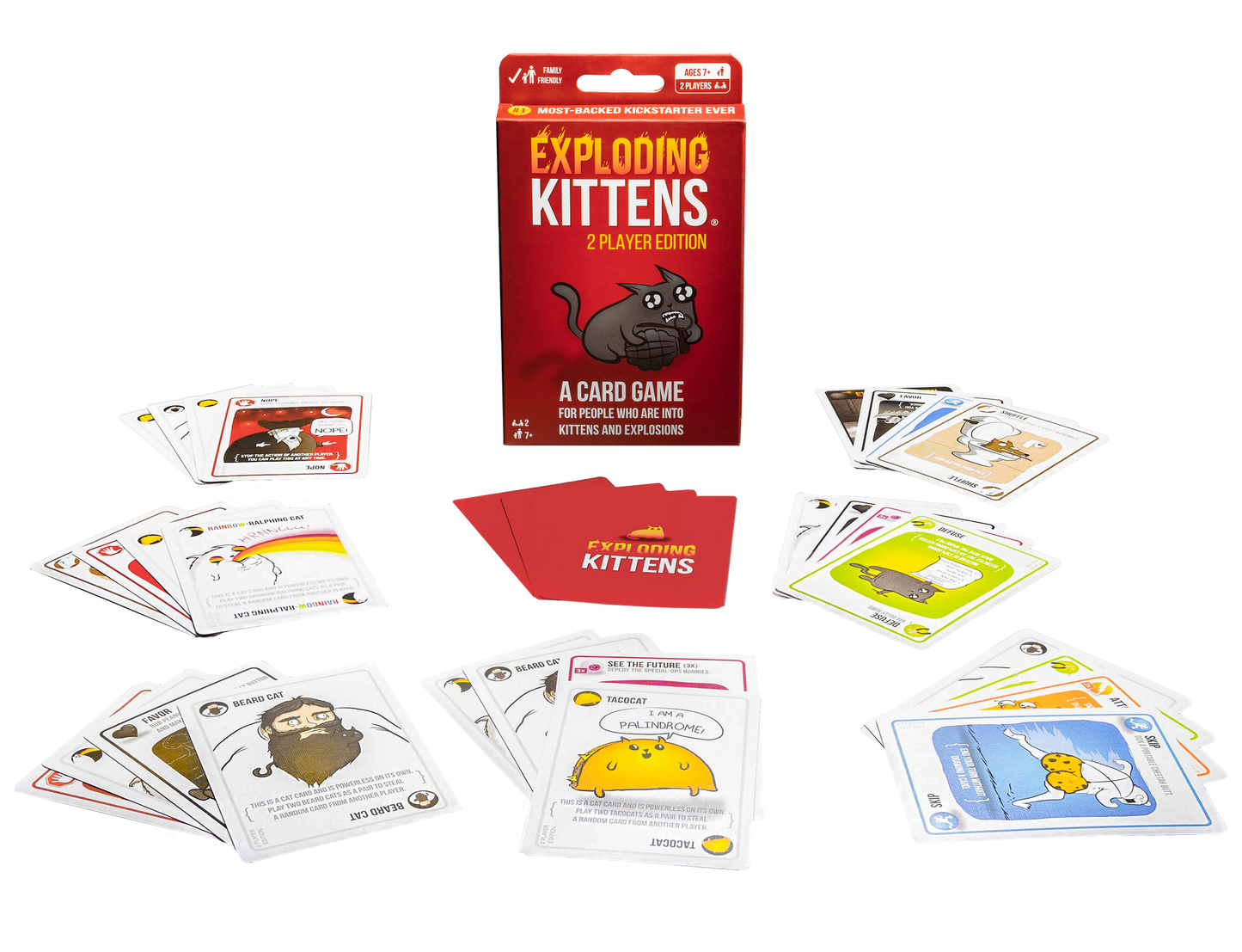 Exploding Kittens 2-Player Edition - Board game Thẻ bài mèo nổ 2 người - Exploding Kittens