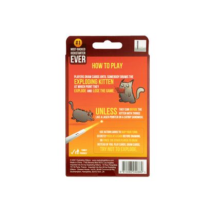 Exploding Kittens 2-Player Edition - Board game Thẻ bài mèo nổ 2 người - Exploding Kittens