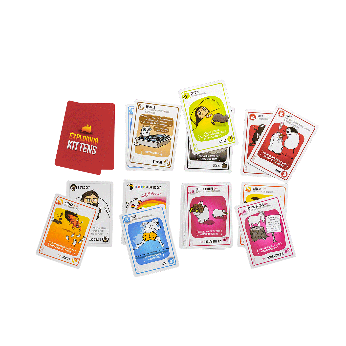 Exploding Kittens 2-Player Edition - Board game Thẻ bài mèo nổ 2 người - Exploding Kittens