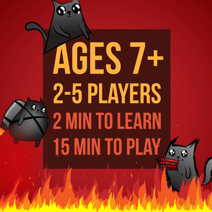 Exploding Kittens 2-Player Edition - Board game Thẻ bài mèo nổ 2 người - Exploding Kittens